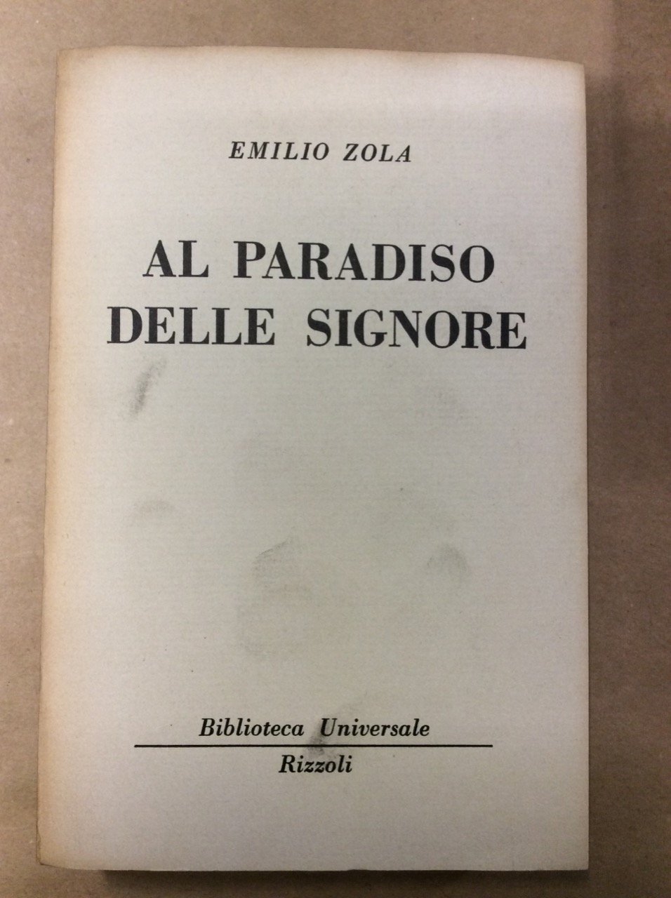 AL PARADISO DELLE SIGNORE.