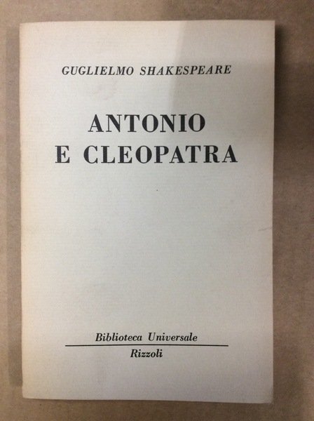 ANTONIO E CLEOPATRA.