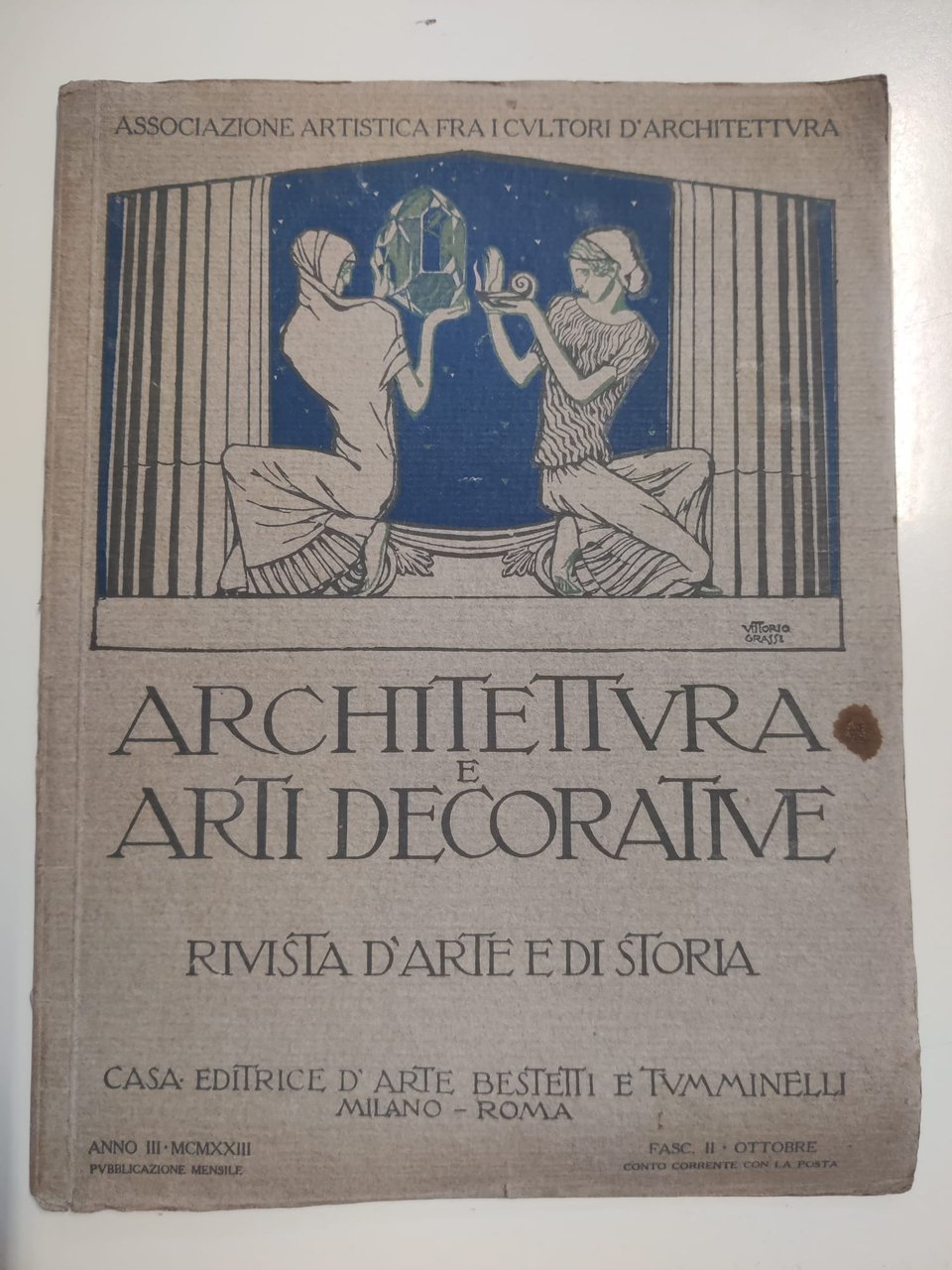 ARCHITETTURA E ARTI DECORATIVE. Ottobre 1923. N. 2 - Anno …