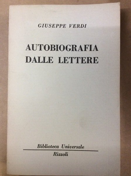 AUTOBIOGRAFIA DALLE LETTERE.