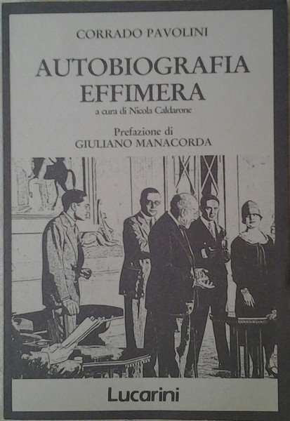 AUTOBIOGRAFIA EFFIMERA.