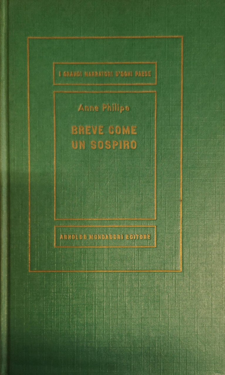 BREVE COME UN SOSPIRO. - Traduzione di Giancarlo Buzzi.
