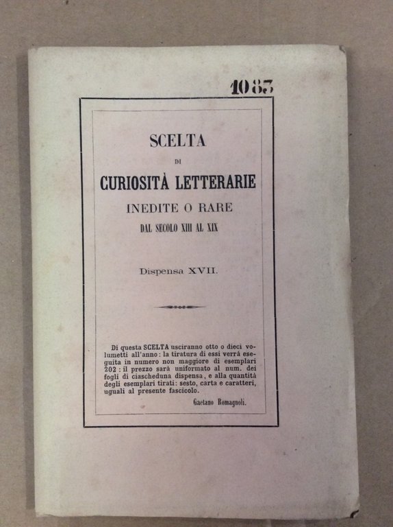 BRIEVE MEDITAZIONE SUI BENEFICII DI DIO. - Scelta di curiosita' …