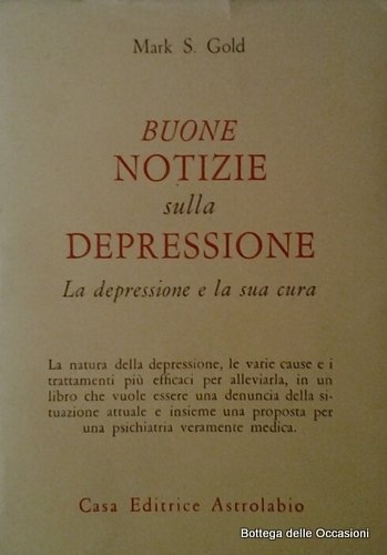 BUONE NOTIZIE SULLA DEPRESSIONE.
