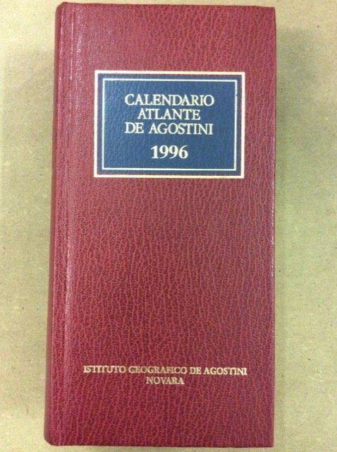 CALENDARIO ATLANTE DE AGOSTINI. 1996. - Anno 92.