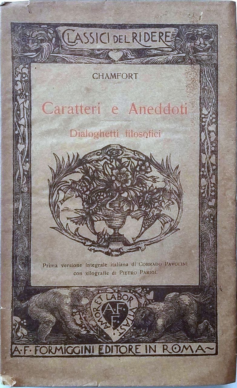 CARATTERI E ANEDDOTI. - Prima versione integrale italiana di Corrado … | Immagine principale