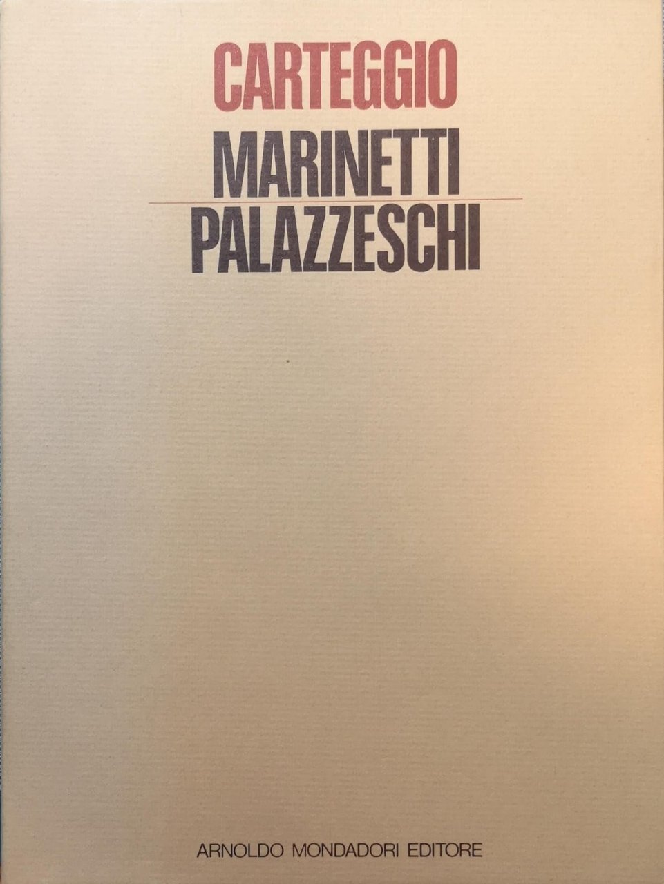 CARTEGGIO. | Immagine principale