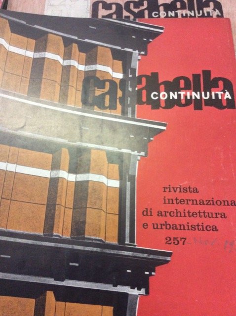 CASABELLA CONTINUITA'. Rivista internazionale di Architettura e Urbanistica N. 257. …