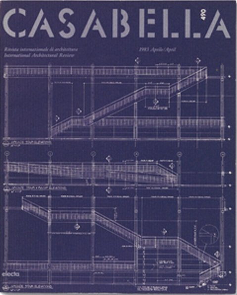 CASABELLA. Rivista internazionale di Architettura. N. 490. Aprile 1983.