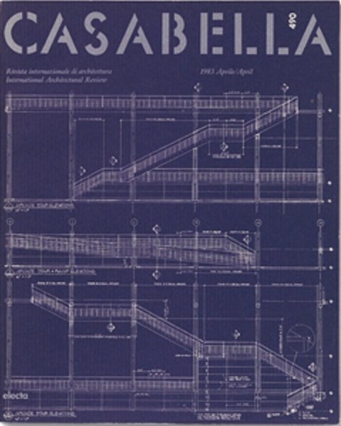 CASABELLA. Rivista internazionale di Architettura. N. 490. Aprile 1983. | Immagine principale