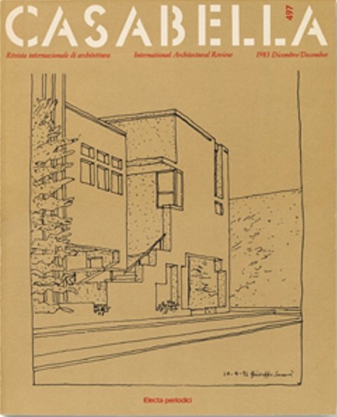 CASABELLA. Rivista internazionale di Architettura. N. 497. Dicembre 1983.