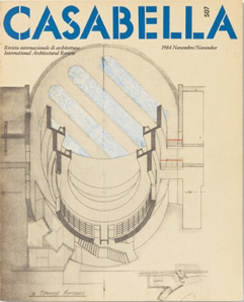 CASABELLA. Rivista internazionale di Architettura. N. 507. Novembre 1984. | Immagine principale