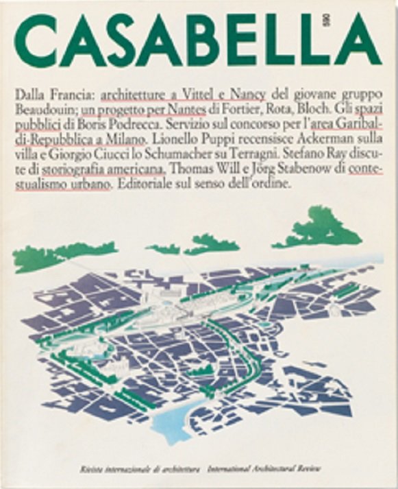 CASABELLA. Rivista internazionale di Architettura. N. 590. Maggio 1992. | Immagine principale
