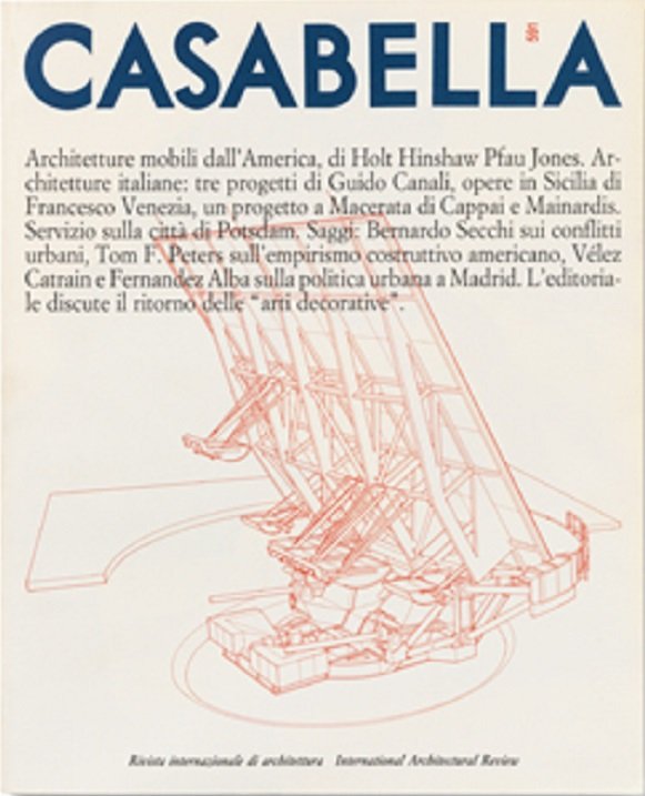 CASABELLA. Rivista internazionale di Architettura. N. 591. Giugno 1992.