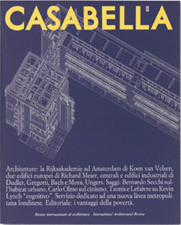 CASABELLA. Rivista internazionale di Architettura. N. 600. Aprile 1993. | Immagine principale