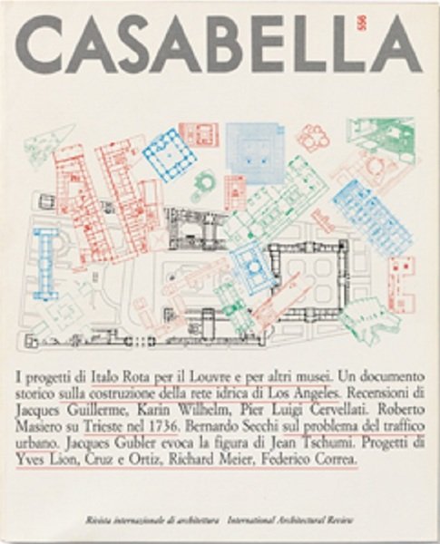 CASABELLA RIVISTA INTERNAZIONALE DI ARCHITETTURA NUMERO 556.