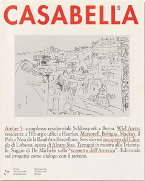 CASABELLA. RIVISTA INTERNAZIONALE DI ARCHITETTURA. NUMERO 628.