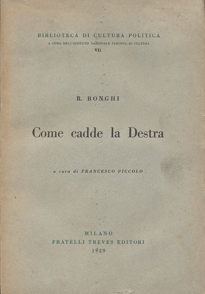 COME CADDE LA DESTRA.