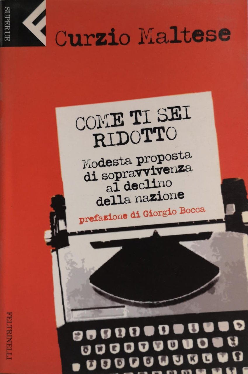 COME TI SEI RIDOTTO. MODESTA PROPOSTA DI SOPRAVVIVENZA AL DECLINO … | Immagine principale
