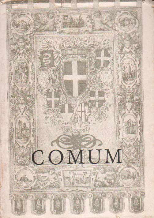 COMUM. - Miscellanea di scritti in onore di Federico Frigerio. …