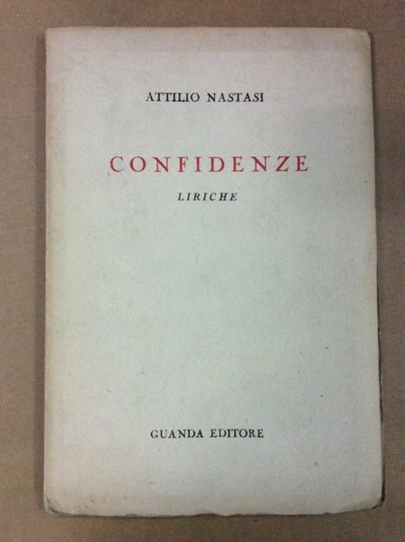 CONFIDENZE. - Liriche.