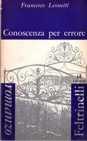 CONOSCENZA PER ERRORE. - Romanzo.