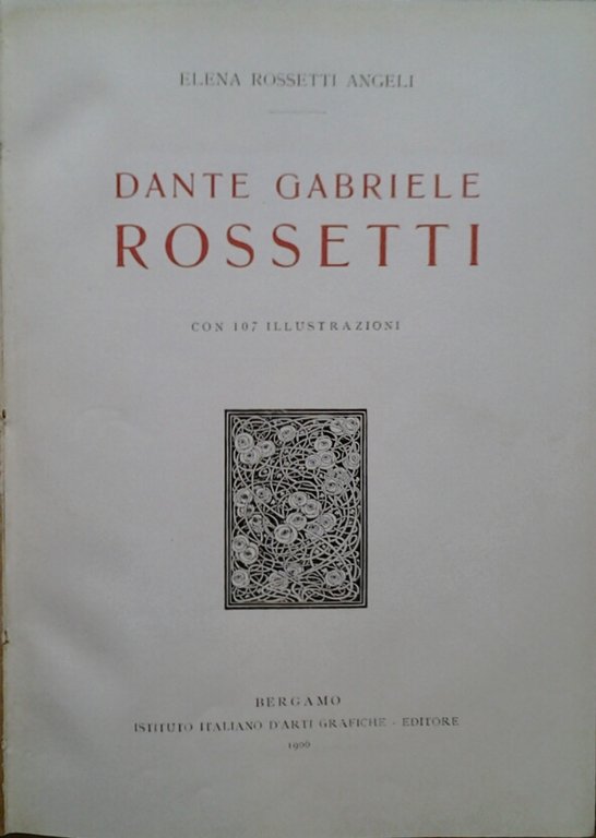 DANTE GABRIELE ROSSETTI. - Note e documenti. | Immagine Gallery 3