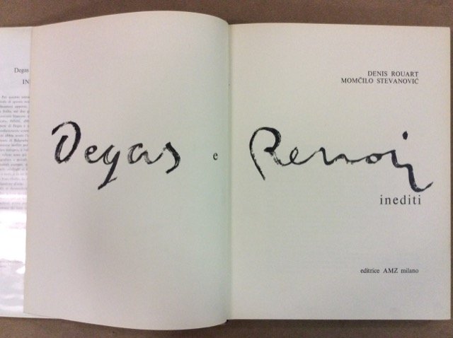 DEGAS E RENOIR INEDITI.