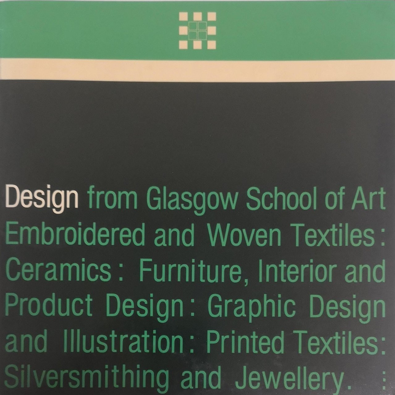 DESIGN FROM GLASGOW SCHOOL OF ART.