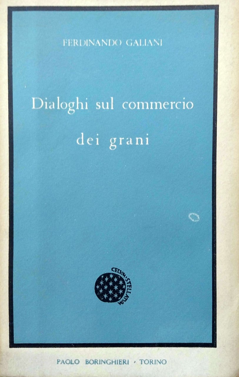 DIALOGHI SUL COMMERCIO DEI GRANI. | Immagine principale