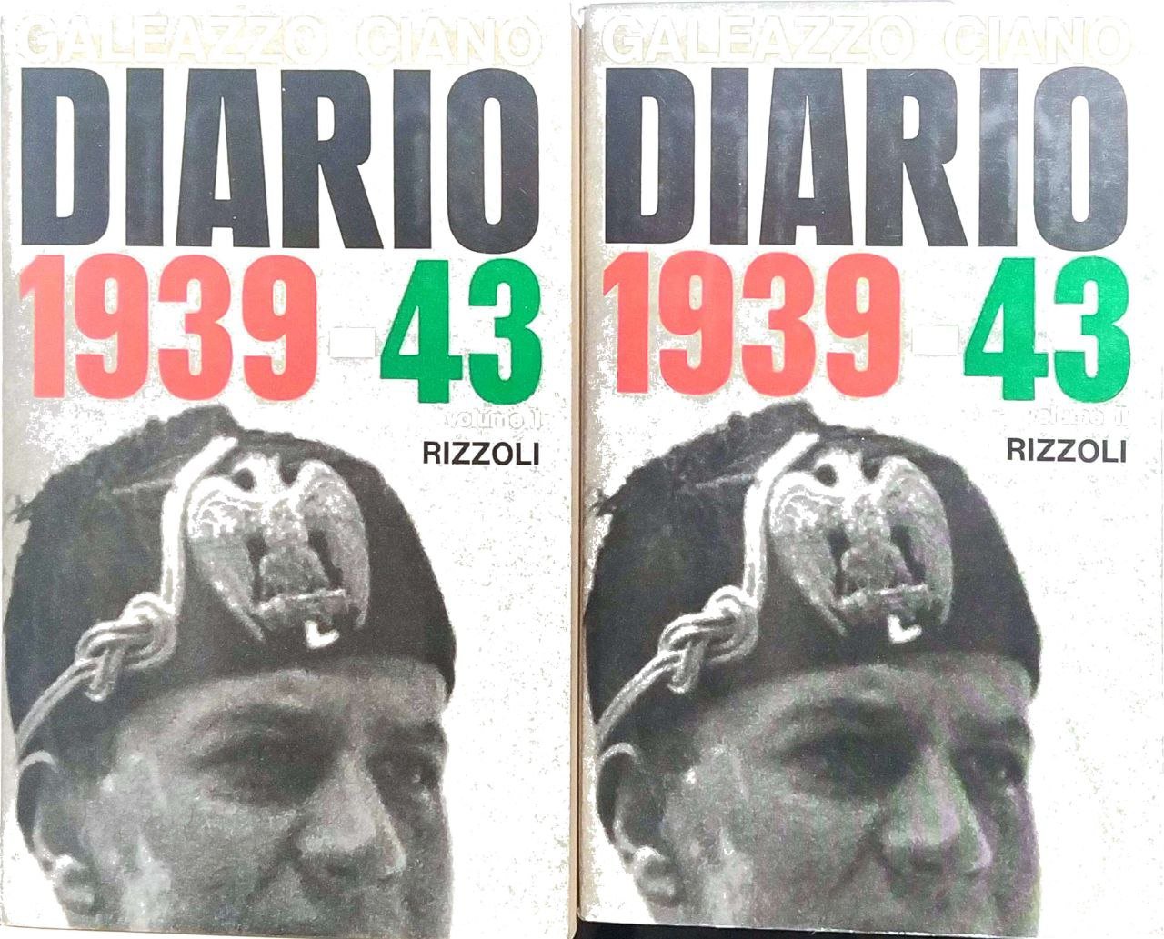 DIARIO. 1939-1940 / 1941-1943. 2 Volumi.