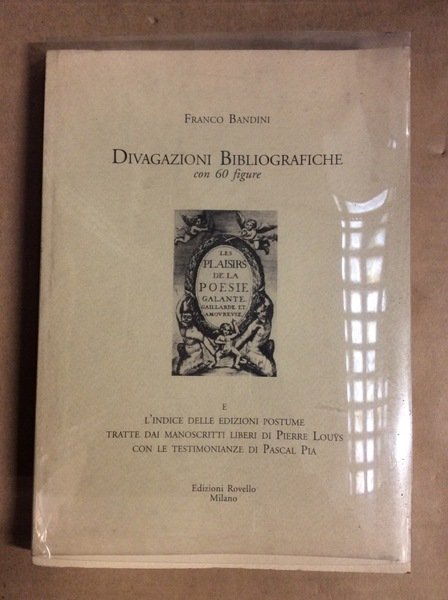 DIVAGAZIONI BIBLIOGRAFICHE.