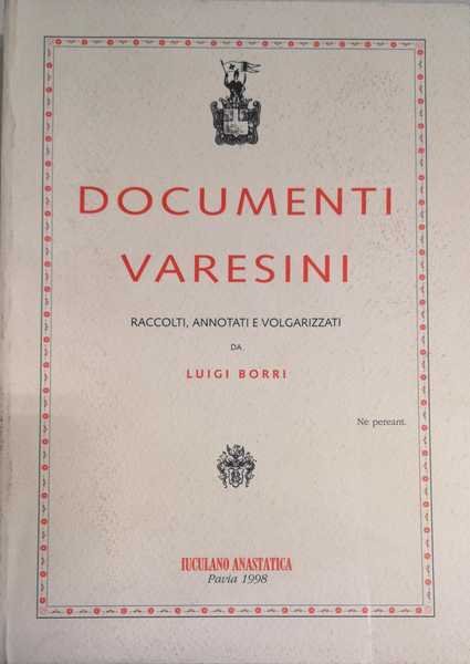 DOCUMENTI VARESINI. | Immagine principale