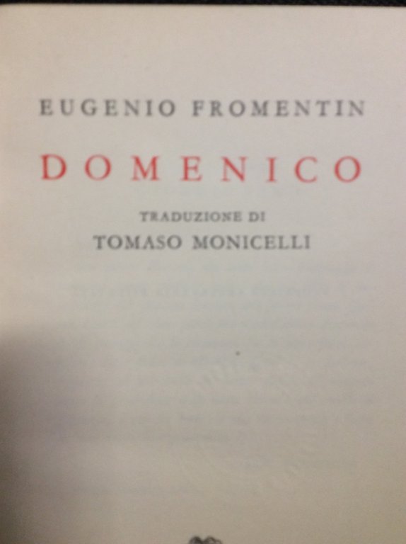 DOMENICO.
