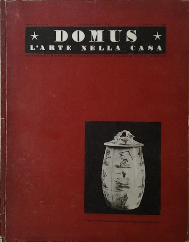 DOMUS. N. 30. Giugno 1930. - L'arte nella casa. Rivista …