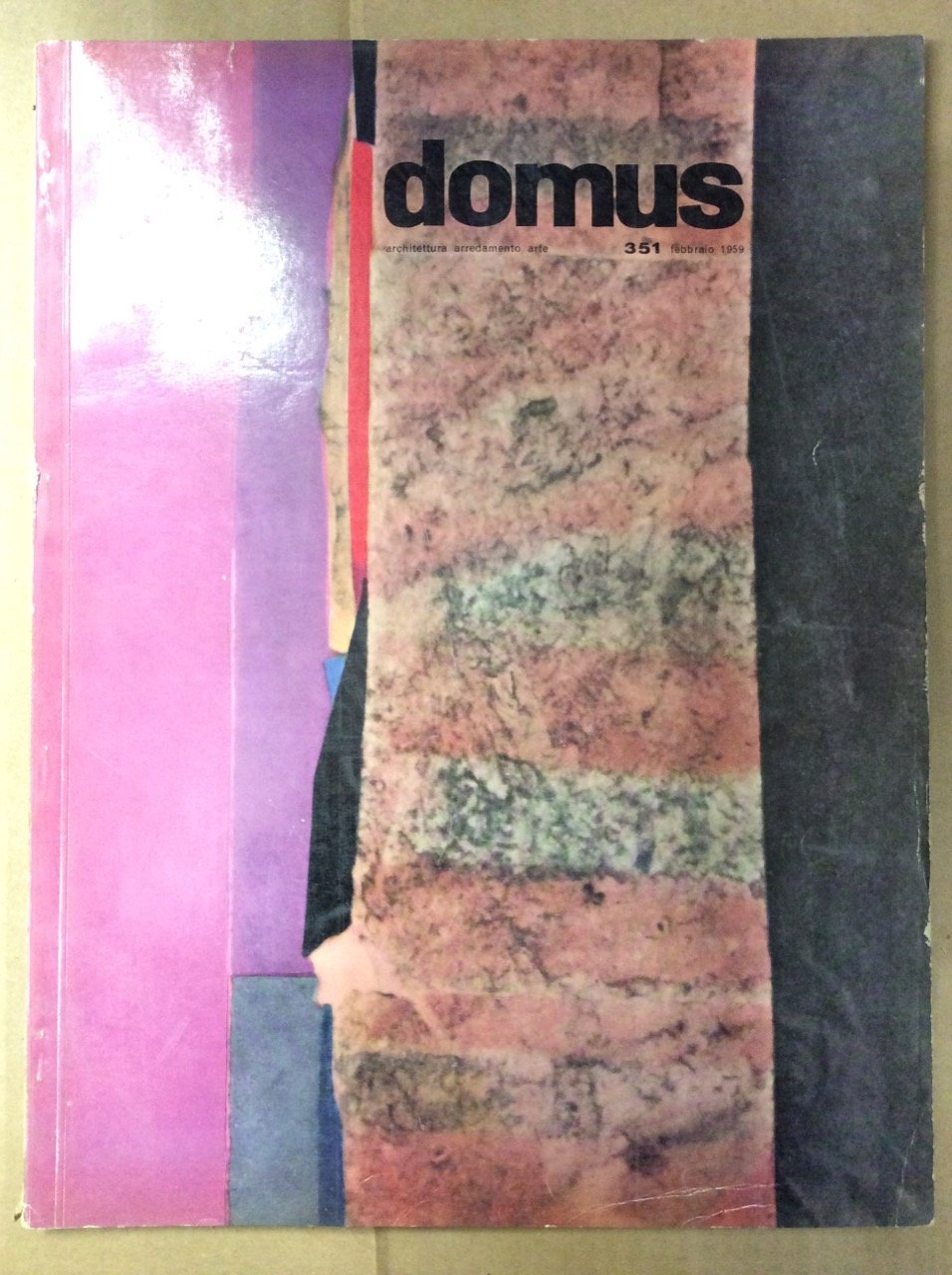 DOMUS. N. 351. Febbraio 1959. - Rivista mensile direzione Arch. …