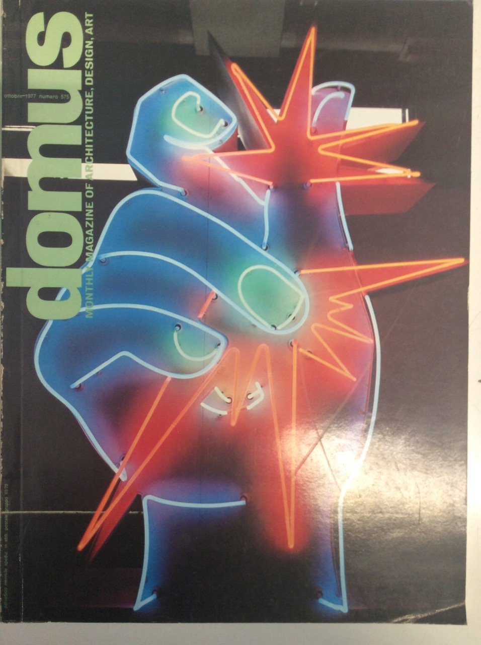 DOMUS. N. 575. Ottobre 1977. - Monthly magazine of architecture, … | Immagine principale