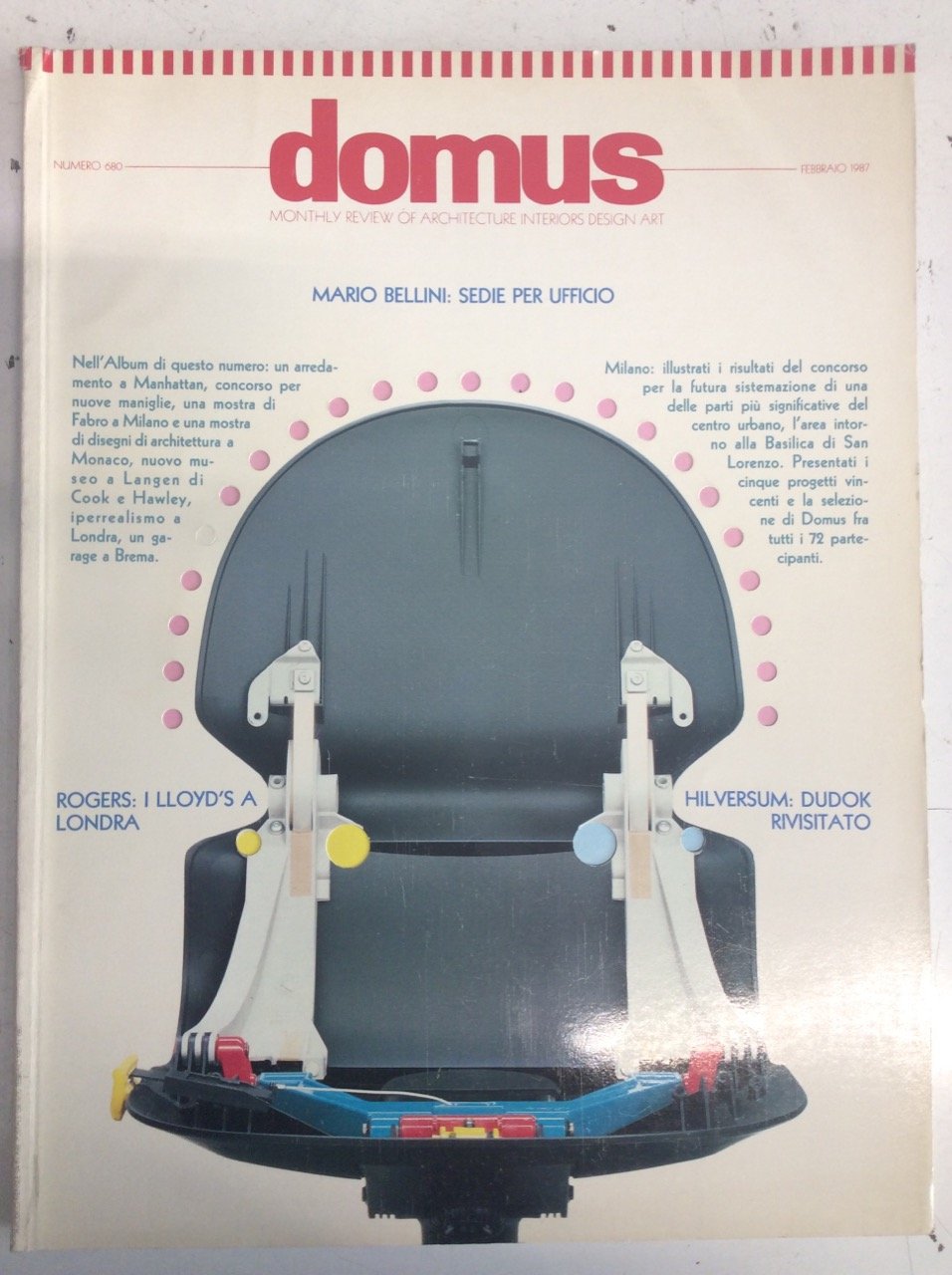 DOMUS. N. 682. Aprile 1987. - Monthly review of architecture, … | Immagine principale