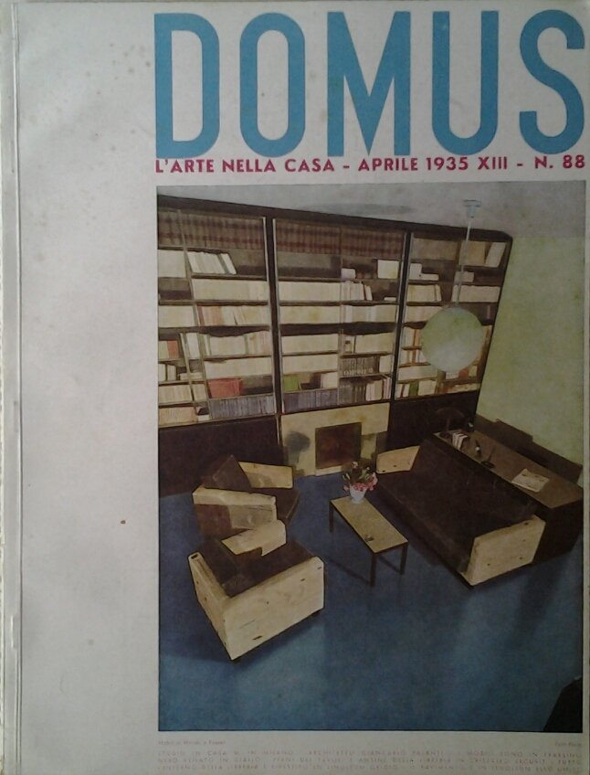 DOMUS. N. 88. Aprile 1935. - L'arte nella casa. Rivista …