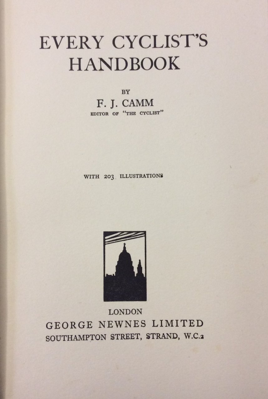 EVERY CYCLIST'S HANDBOOK. | Immagine principale