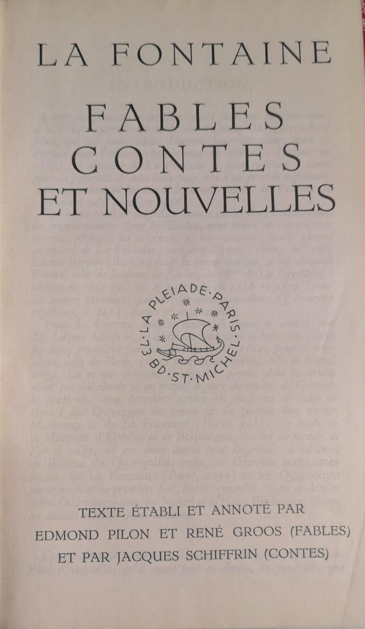 FABLES. CONTES ET NOUVELLES.