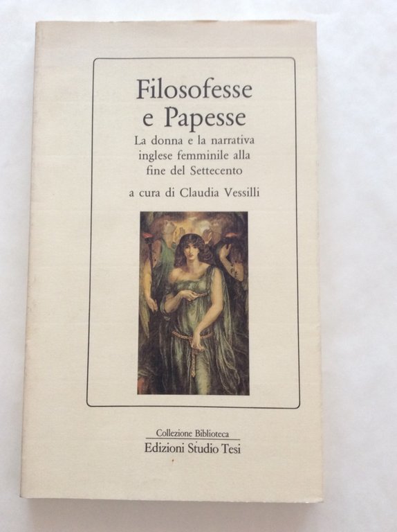 FILOSOFESSE E PAPESSE. - La donna e la narrativa inglese …