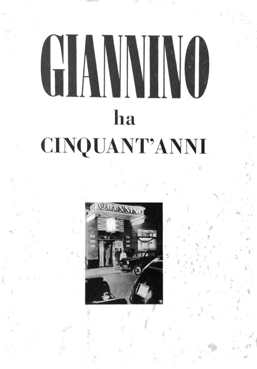 GIANNINO HA CINQUANT'ANNI. - 1899-1949. Edito a cura di "Giannino" … | Immagine principale