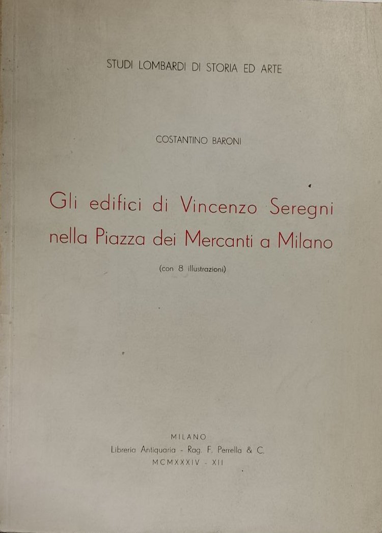 GLI EDIFICI DI VINCENZO SEREGNI NELLA PIAZZA DEI MERCANTI A … | Immagine principale