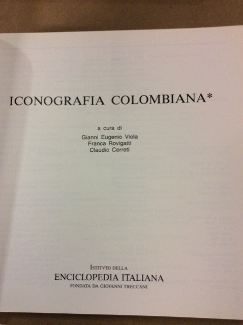 ICONOGRAFIA COLOMBIANA.