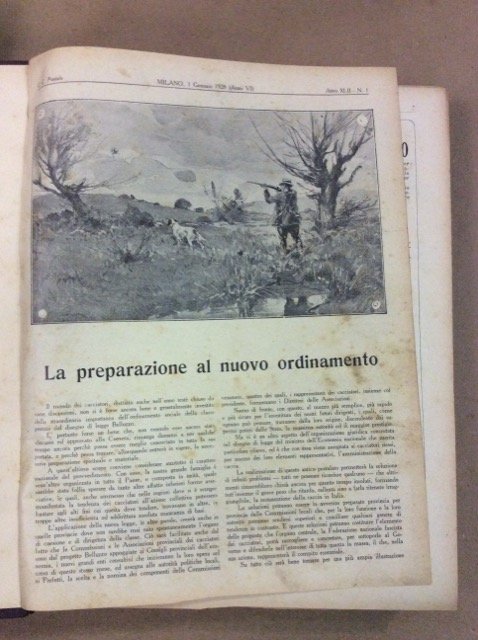 IL CACCIATORE ITALIANO. - Rivista cinegetica. | Immagine principale