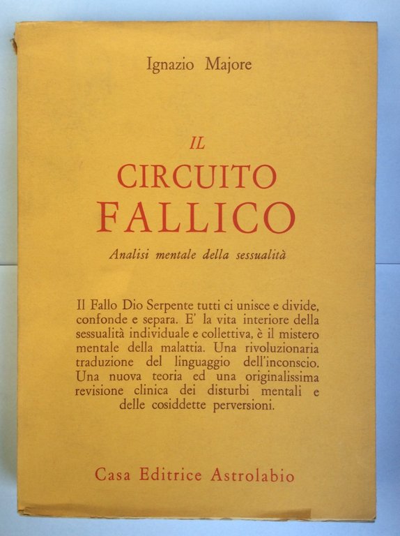 IL CIRCUITO FALLICO. - Analisi mentale della sessualità.