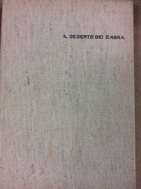 IL DESERTO DEI SABRA.