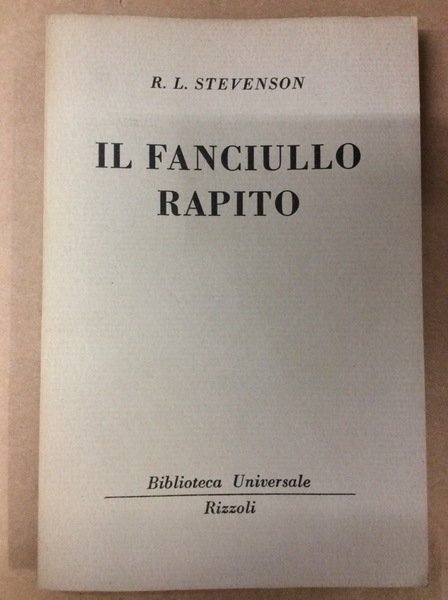 IL FANCIULLO RAPITO.