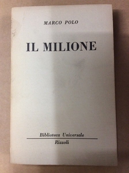 IL MILIONE.
